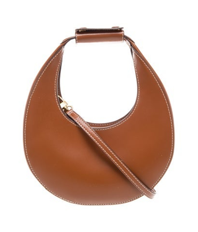 Staud Leather Top Handle Bag