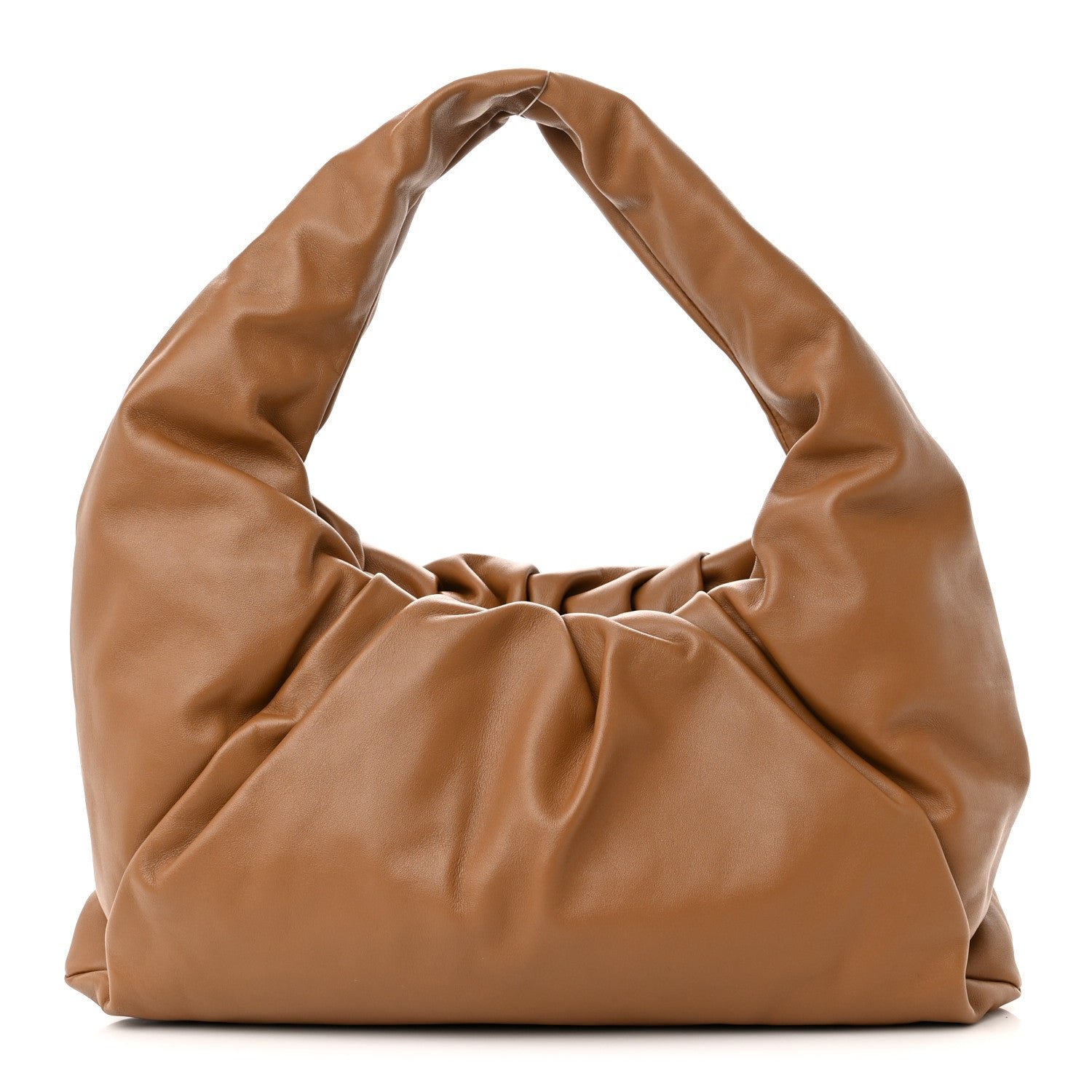 Bottega Veneta Smooth Butter Calfskin Small The Shoulder Pouch Cammello