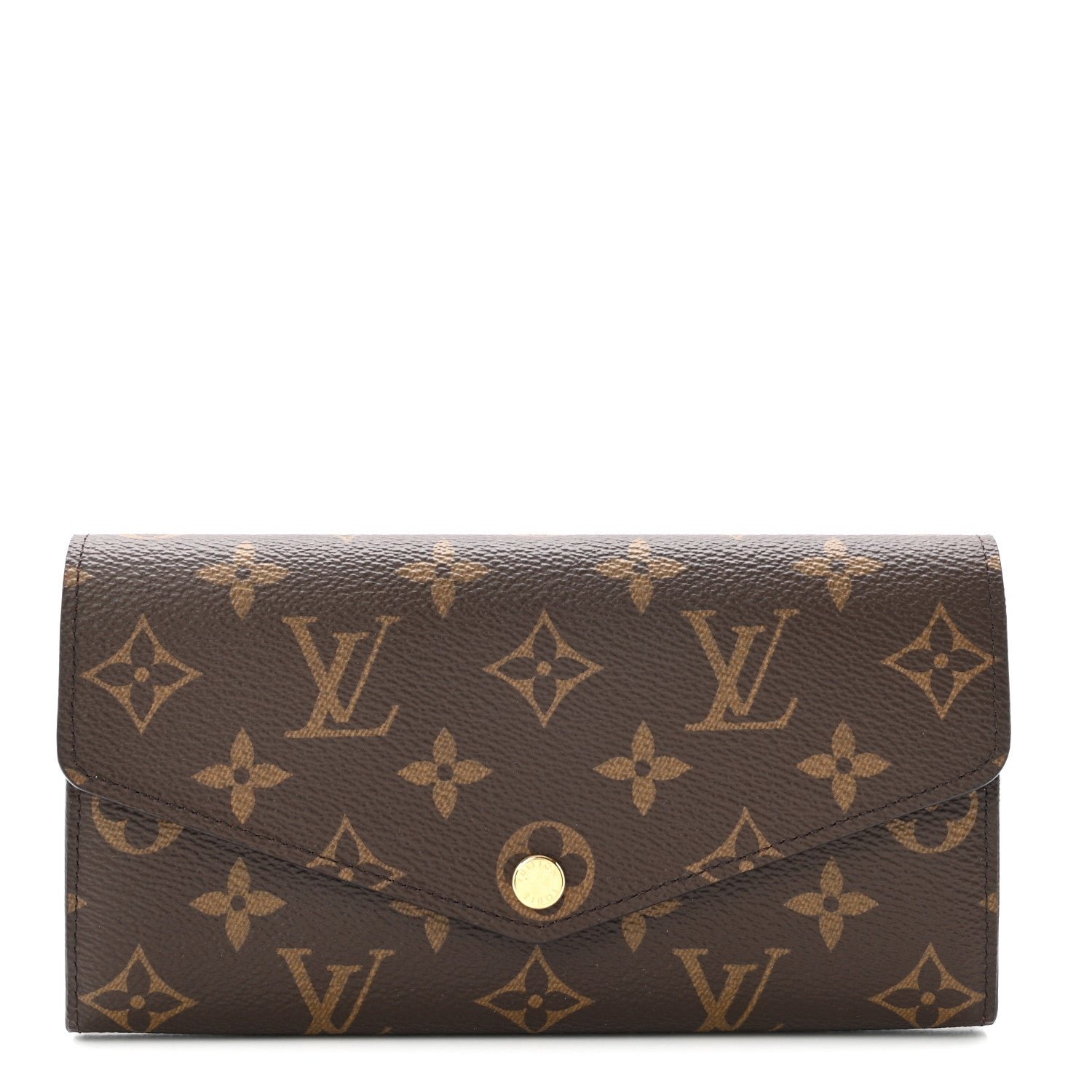 Louis Vuitton Monogram Sarah Wallet NM Coquelicot