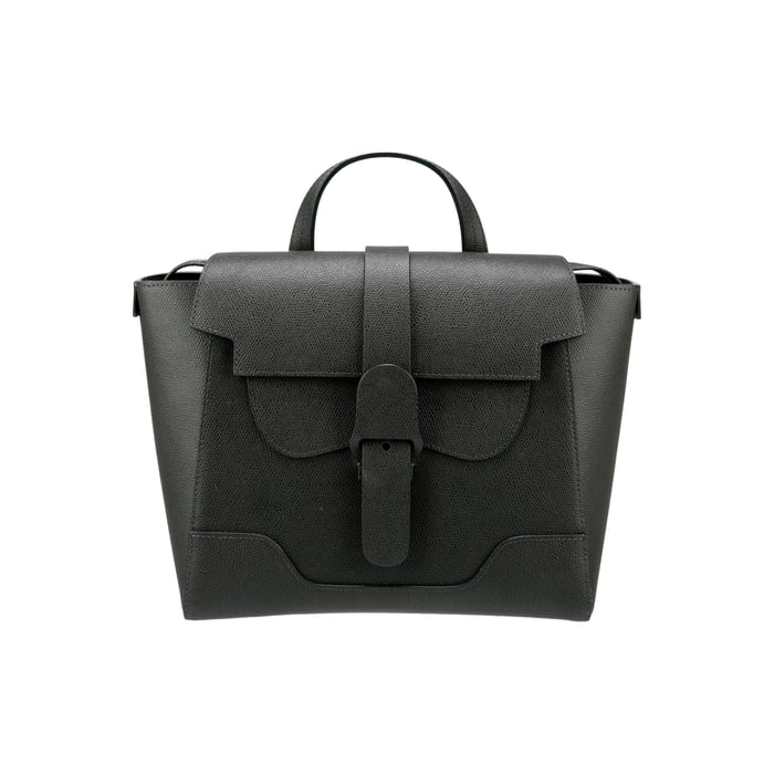 Senreve Maestra in black pebbled leather, a common preowned resale find
