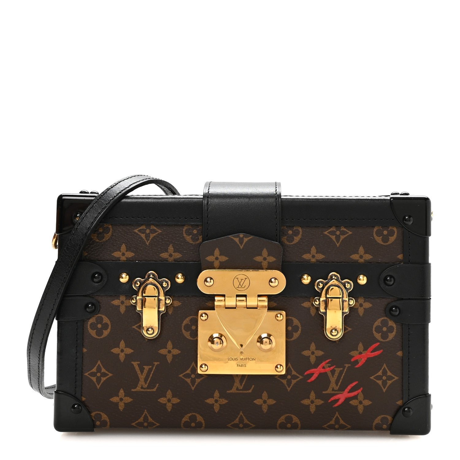 Louis Vuitton Monogram Petite Malle Black