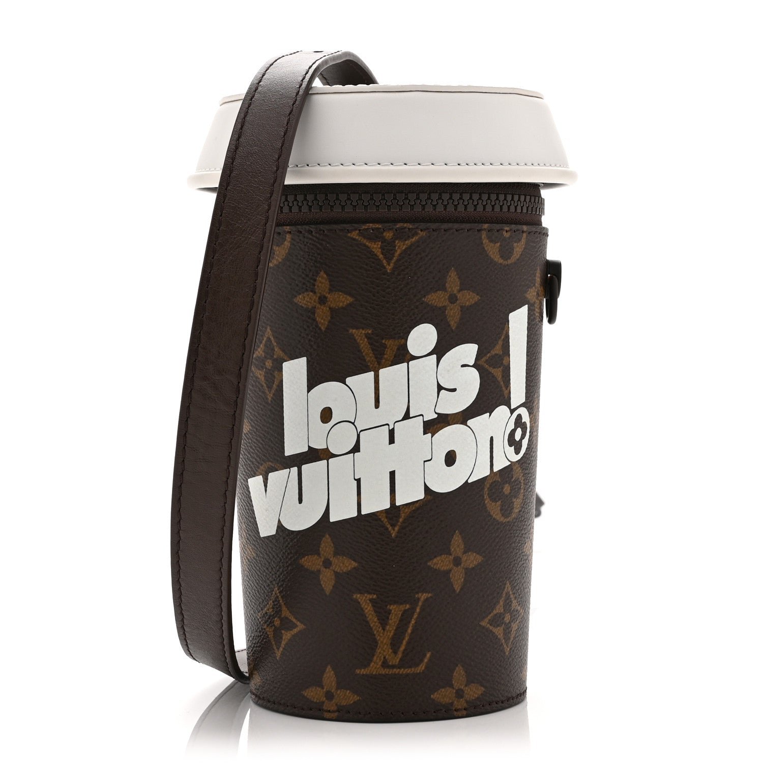 Louis Vuitton Monogram Calfskin Everyday LV Coffee Cup Pouch