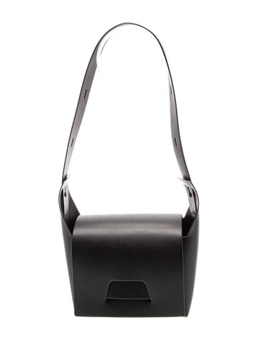 Issey Miyake Leather Shoulder Bag