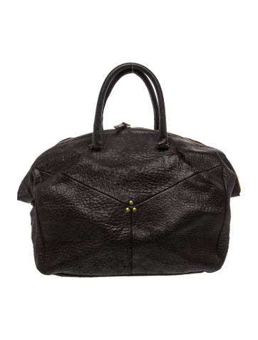 Leather Top Handle Bag