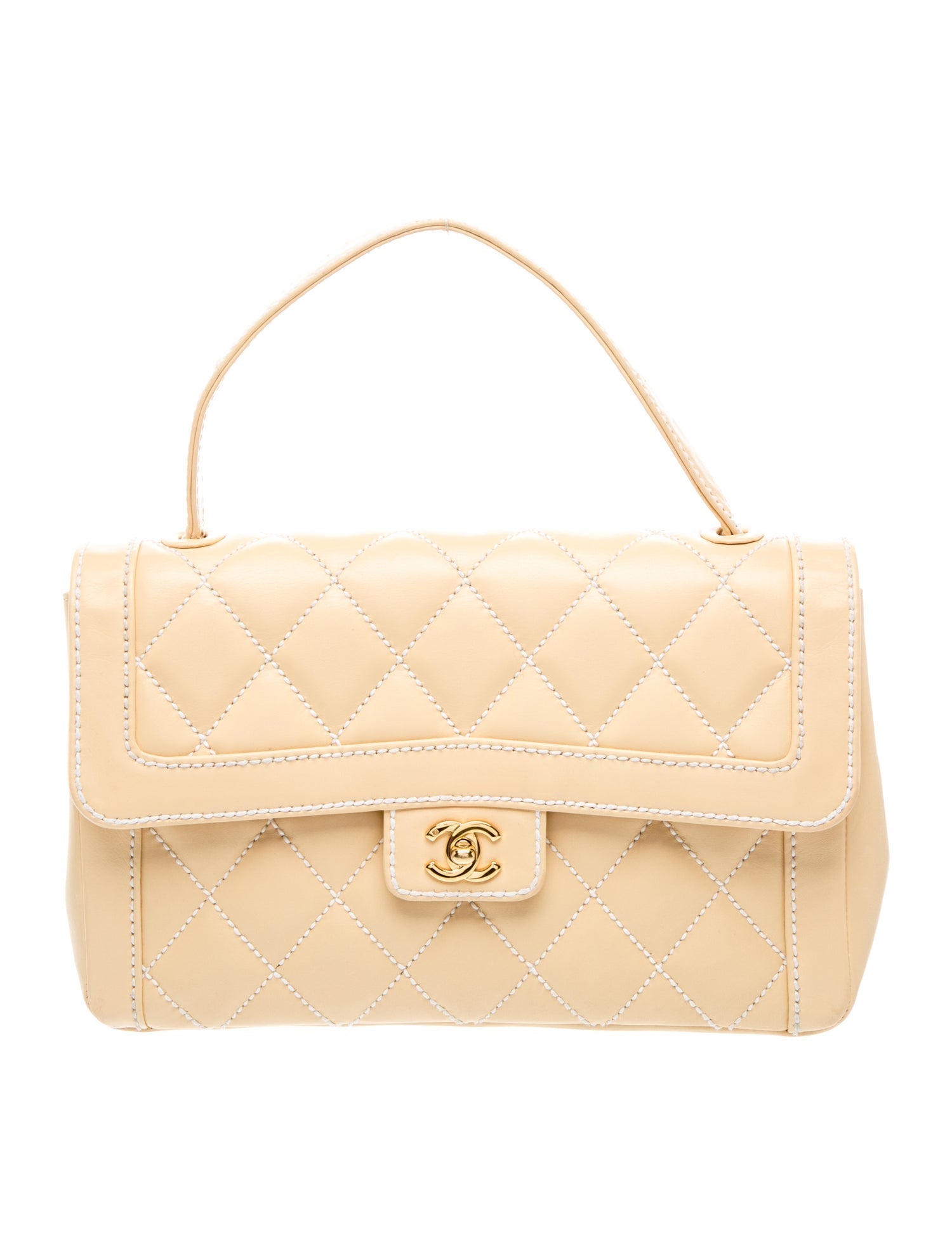 Wild Stitch Top Handle Flap Bag