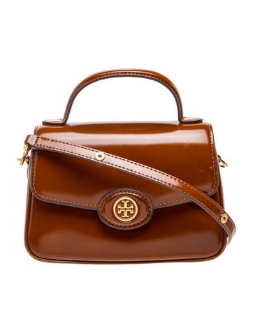 Patent Leather Top Handle Bag