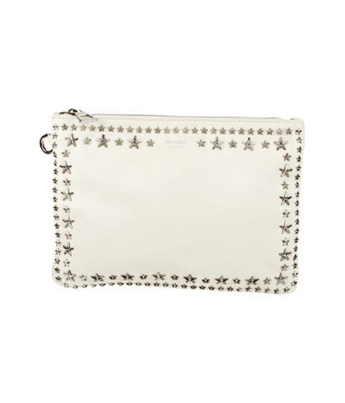 Jimmy Choo Choo Leather Clutch