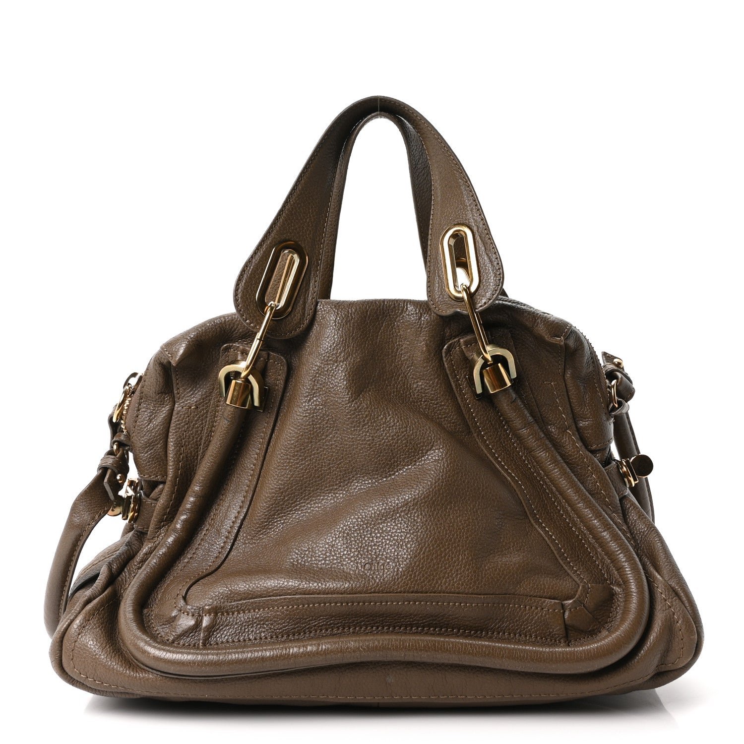 Chloe Calfskin Medium Paraty Brown