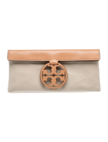 Canvas Clutch w/ Tags