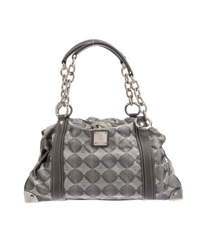 MCM Monogram Top Handle Bag