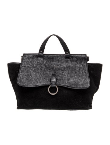 Leather Top Handle Bag