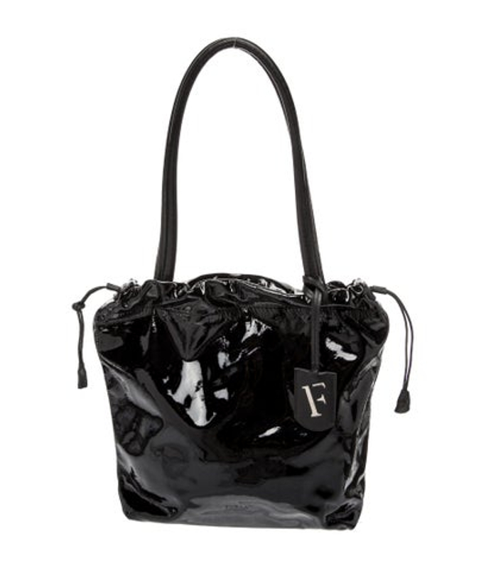 Furla Patent Leather Shoulder Bag