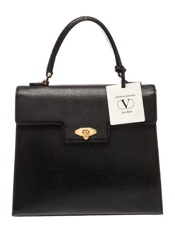 Valentino Leather Top Handle Bag
