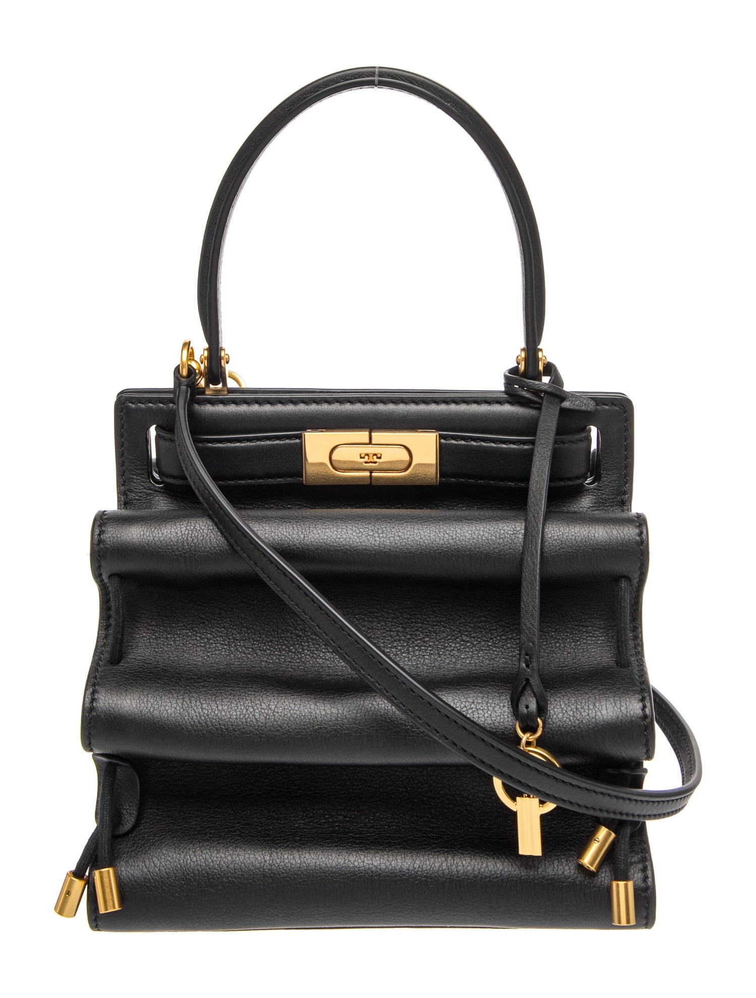 Leather Top Handle Bag