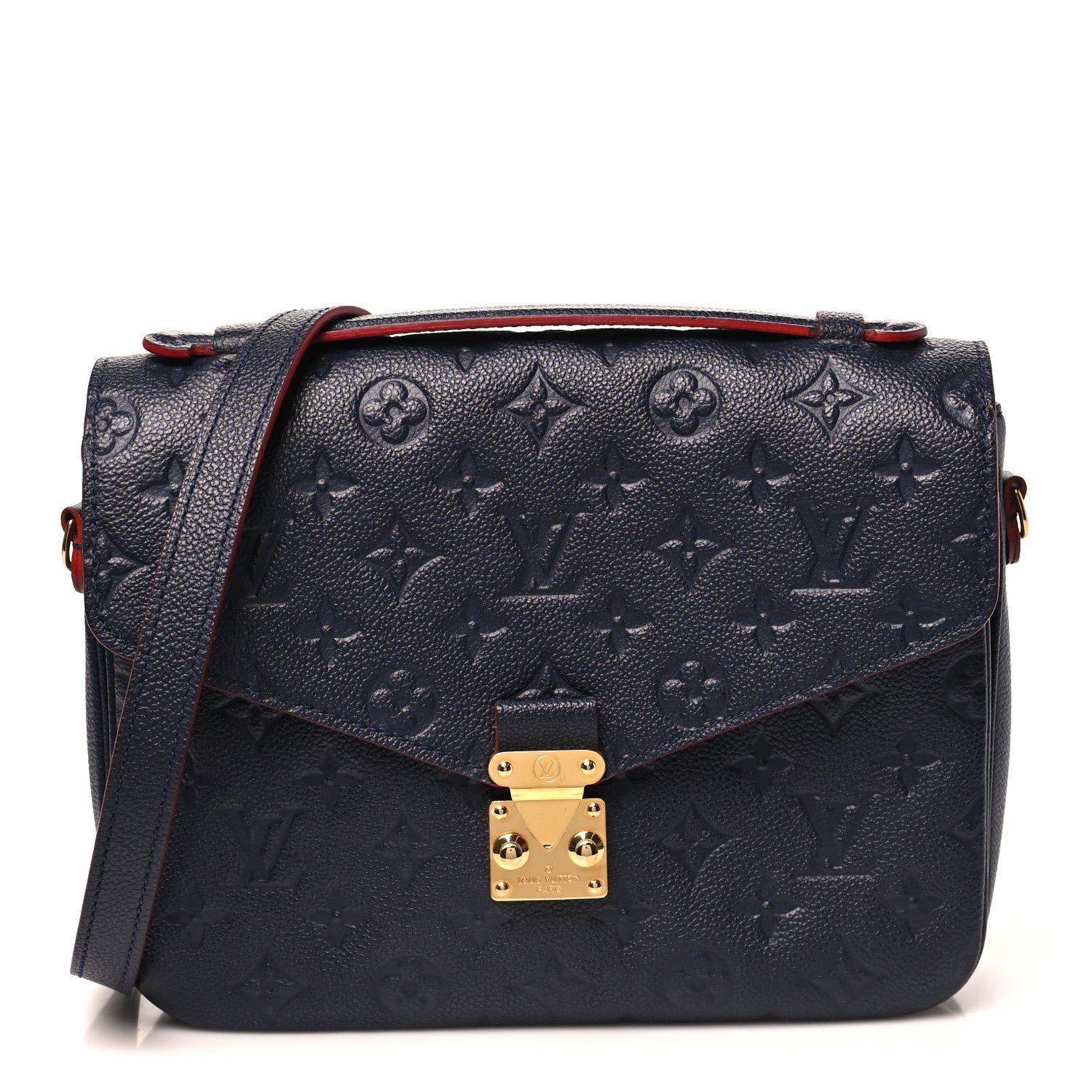 Louis Vuitton Empreinte Pochette Metis Marine Rouge