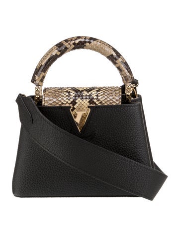 Taurillon Leather Capucines Mini