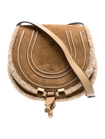 Chloe Suede Marcie Crossbody Small