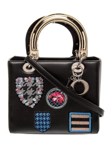 Dior Leather Lady Dior Medium