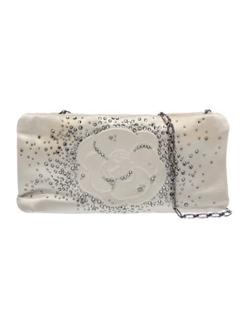 Strass Camellia Shoulder Bag