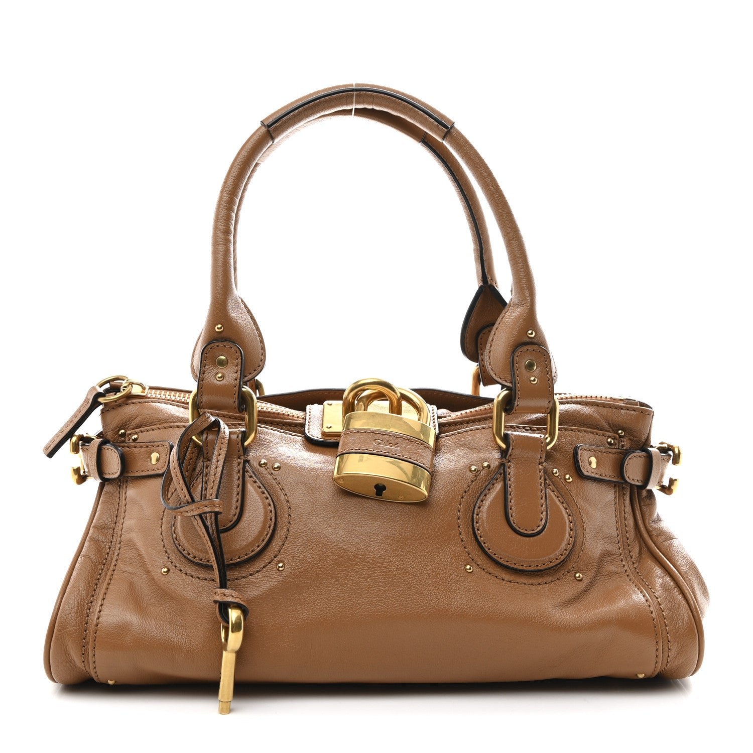 Chloe Chloe Grained Buffalo Paddington Mustang Brown