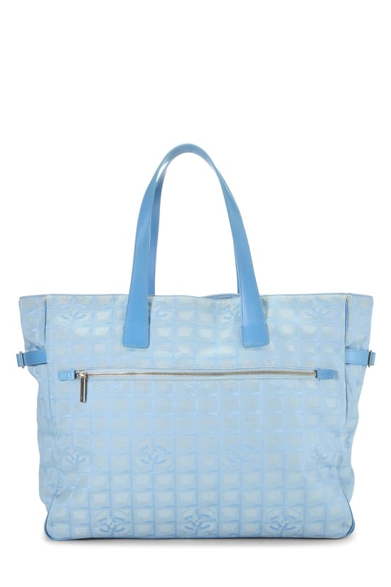 Blue Nylon Travel Line Tote
