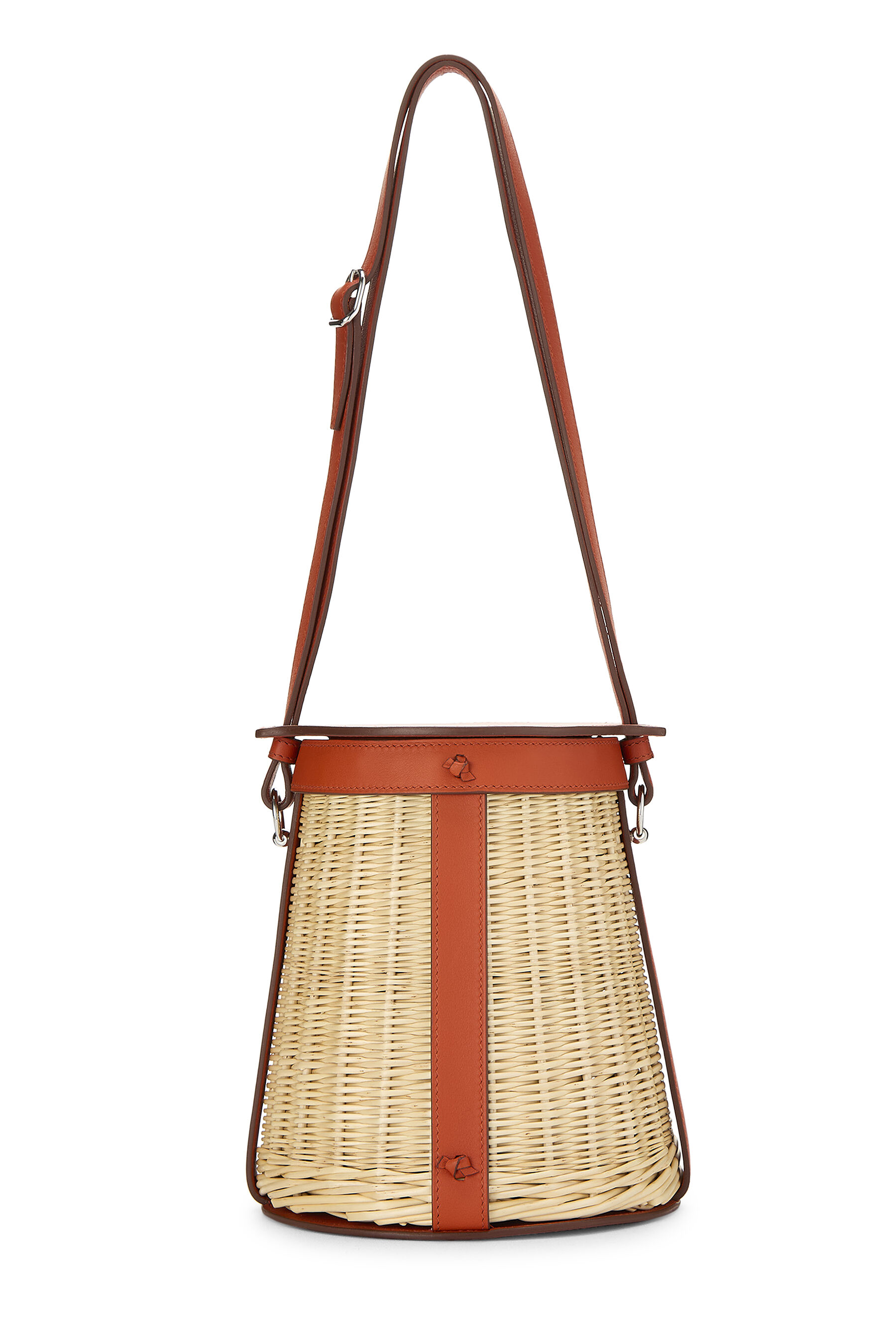 Hermès Terre Battue Wicker Farming Picnic Bag
