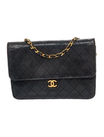 Quilted Medium Square Flap Bag