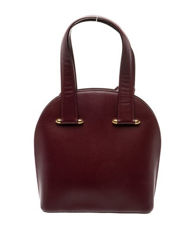 Cartier Leather Top Handle Bag