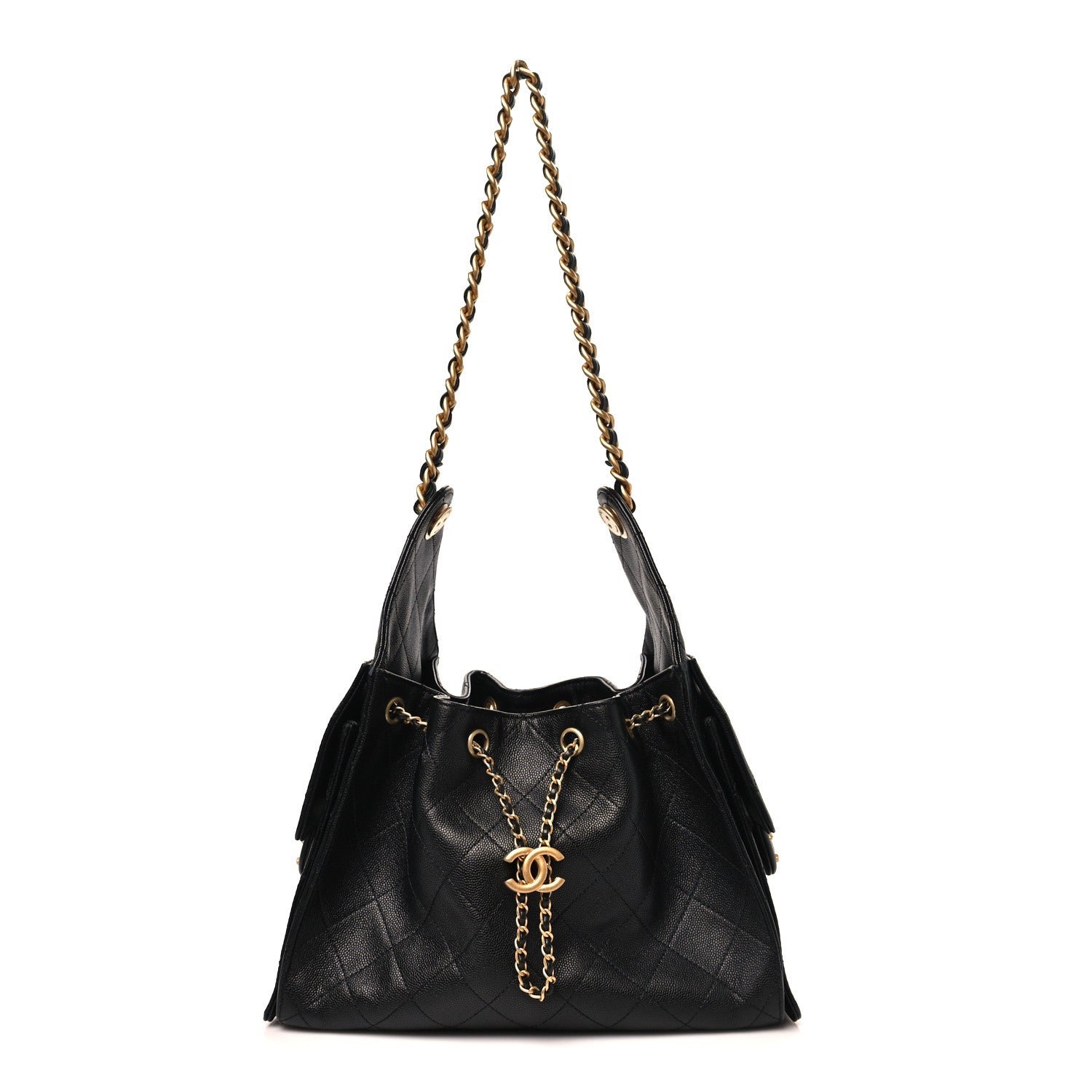 Chanel Caviar Quilted Small Chanel 25 Handbag Black