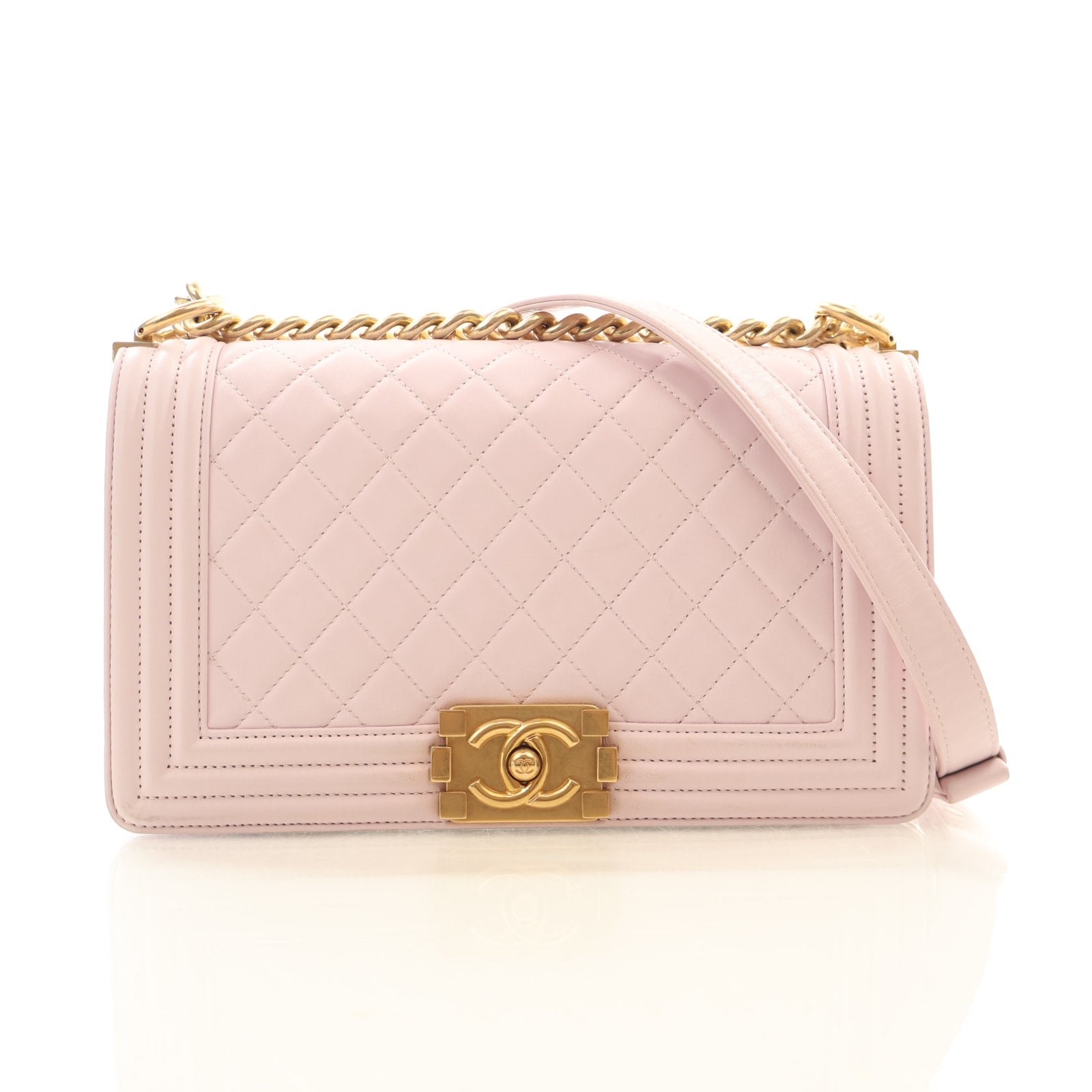 Chanel Medium Lambskin Boy Bag