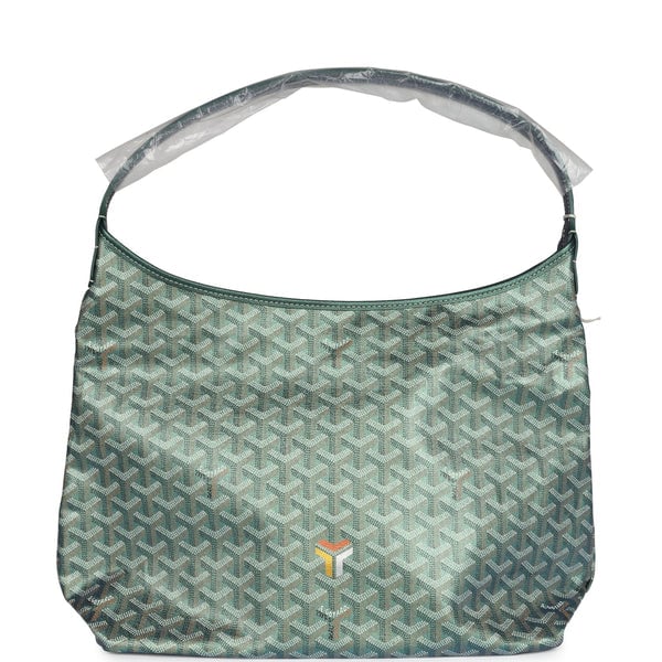 Goyard Goyard Goyardine Pearly Green Boheme Hobo Bag Palladium Hardware