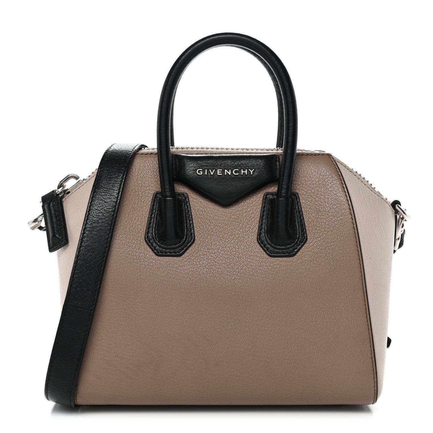 Givenchy Sugar Goatskin Mini Tri-Color Antigona Linen