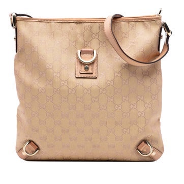 Calf Leather GG Canvas Abbey D Ring Crossbody