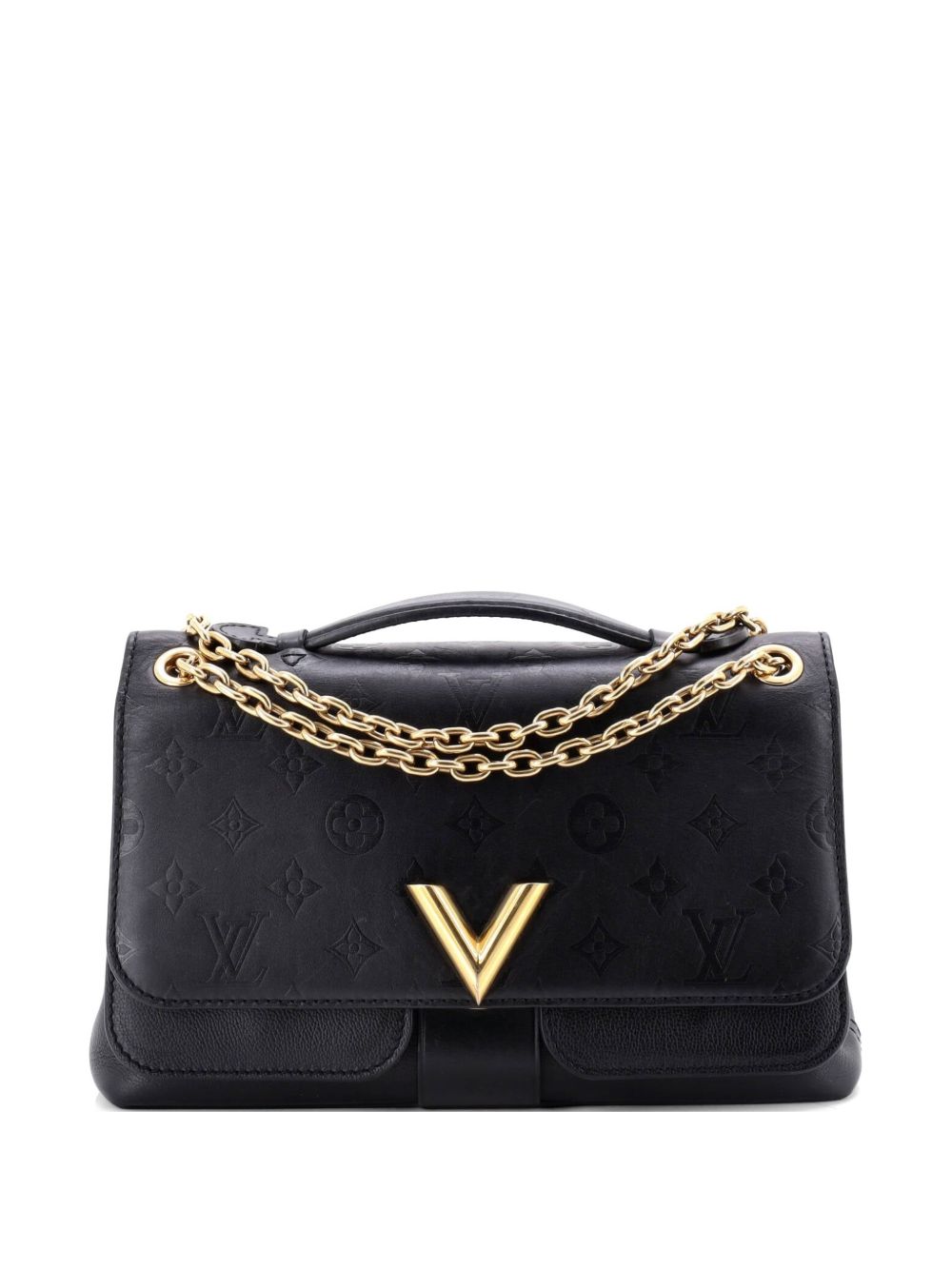 Very Chain Bag Monogram Leather shoulder bag