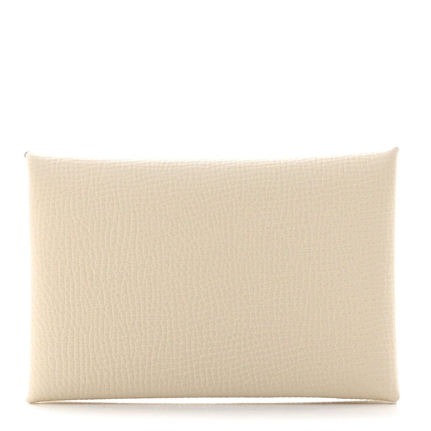 Hermes Epsom Calvi Card Case Craie
