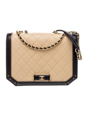 Octagon CC Clasp Flap Bag