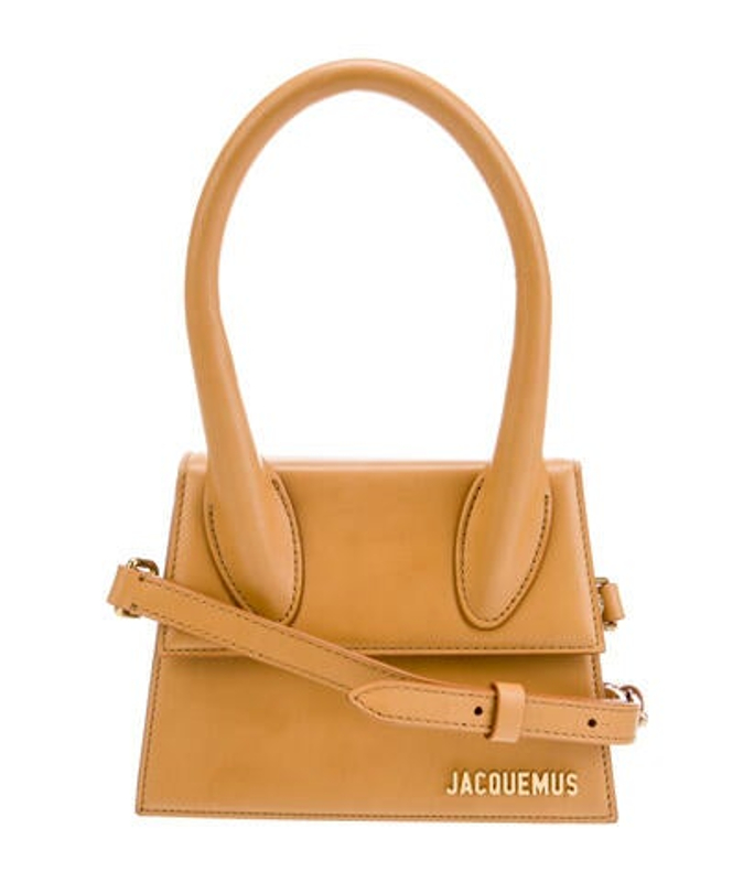 Jacquemus Leather Top Handle Bag
