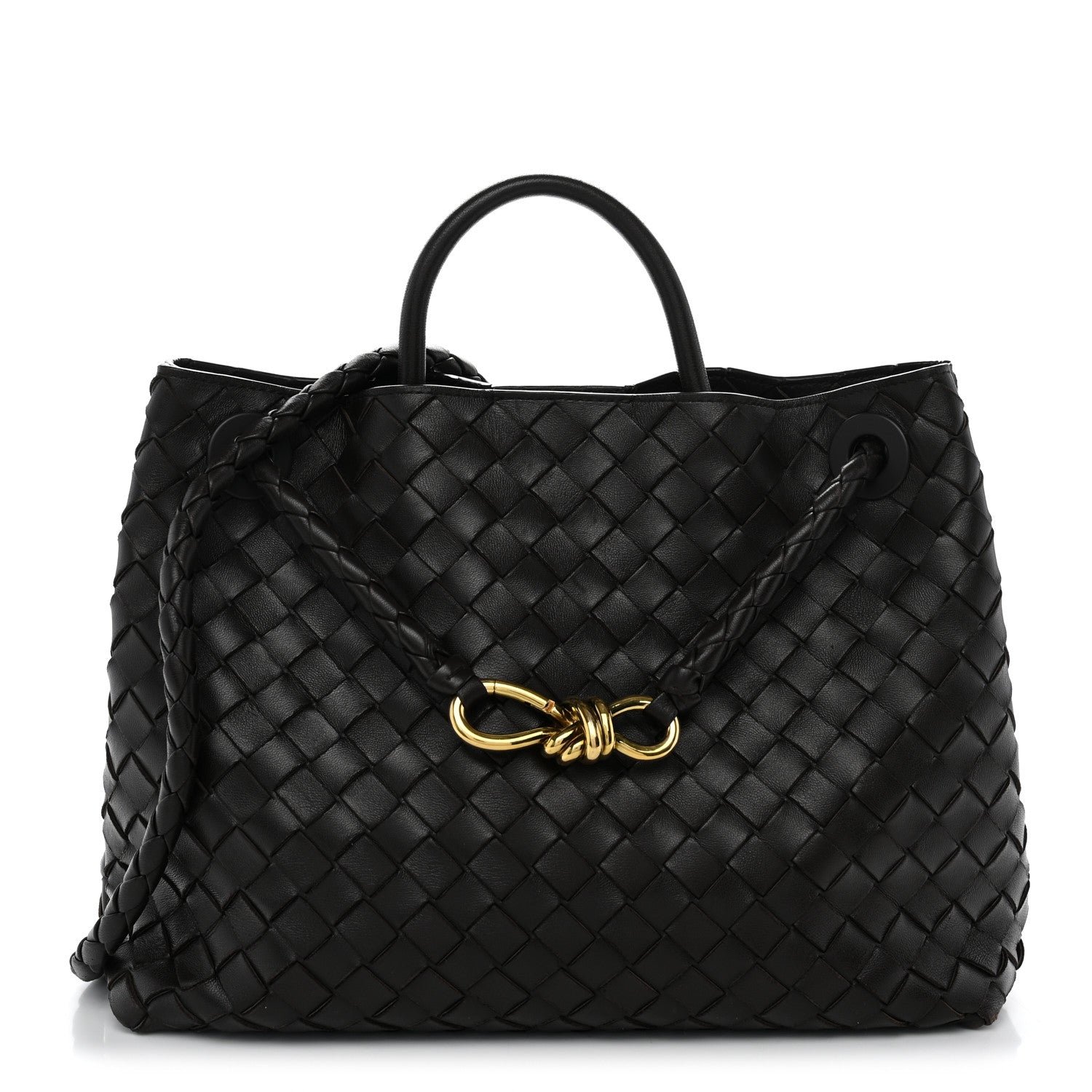 Bottega Veneta Bottega Veneta Nappa Intrecciato Medium Andiamo Shoulder Bag Fondant