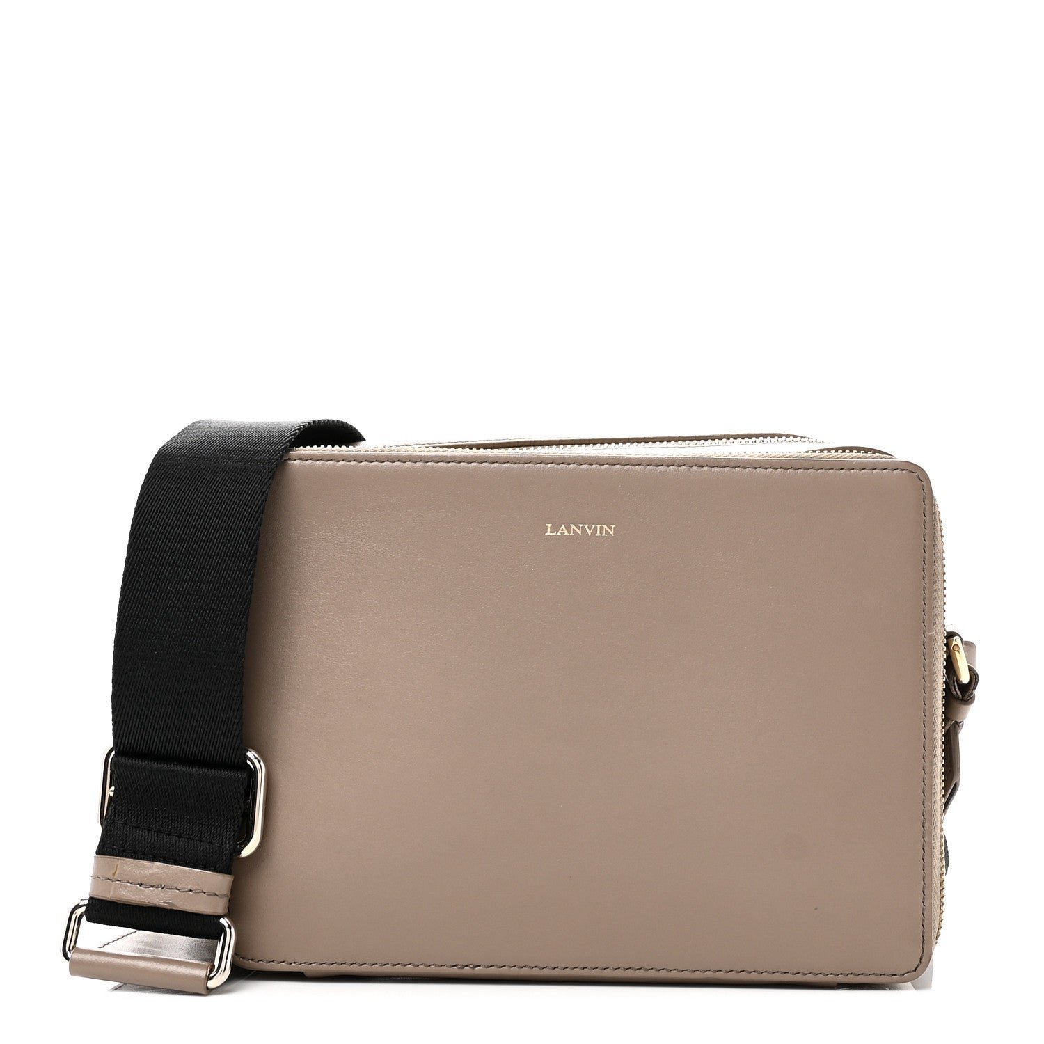 Lanvin Calfskin Crossbody Grey