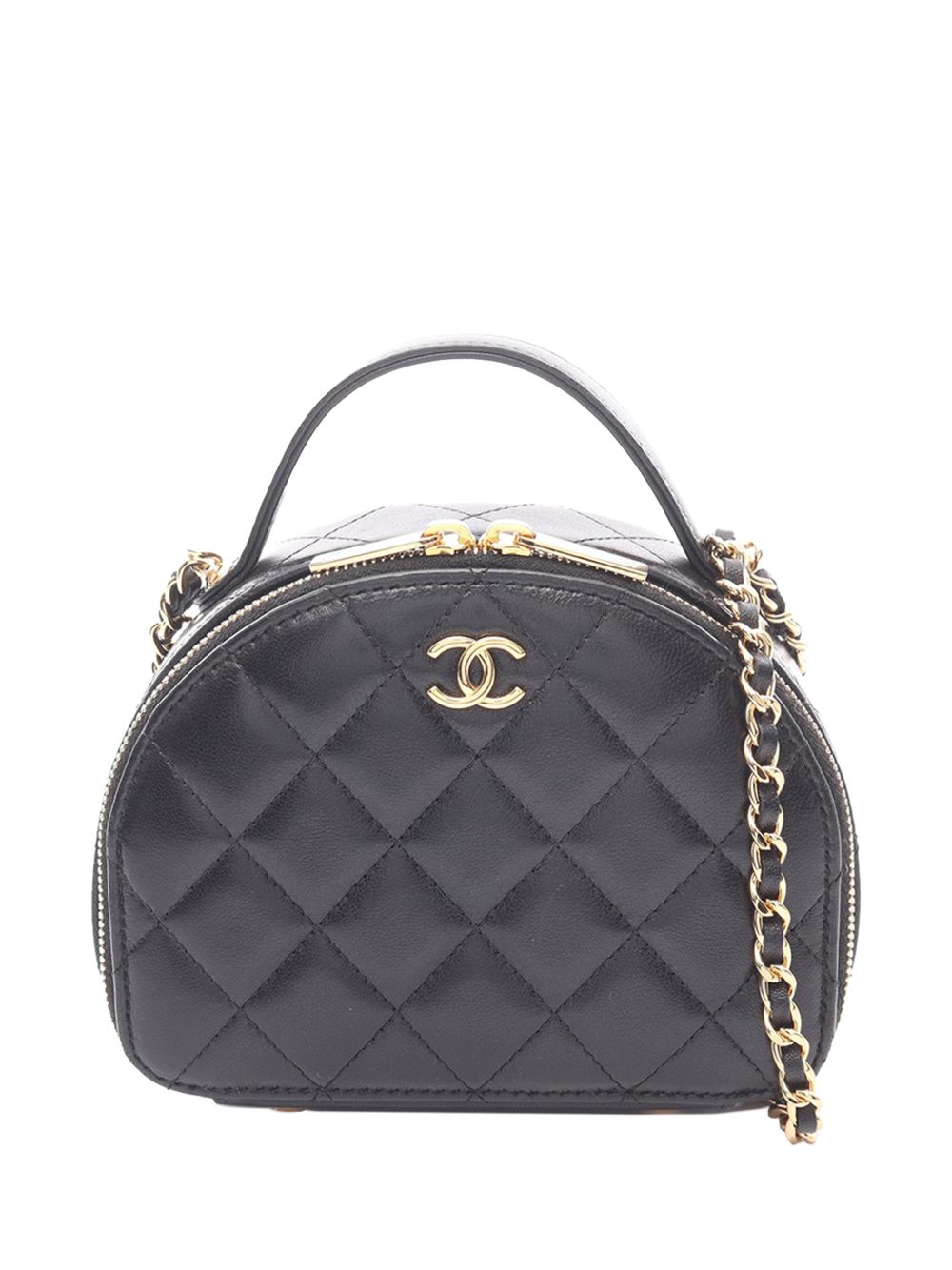 2021-2026 CC Quilted Lambskin 23C Top Handle Clutch satchel