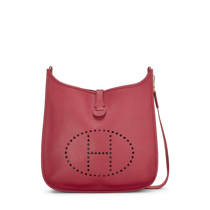 Hermes Vermillon Courchevel Evelyne I GM