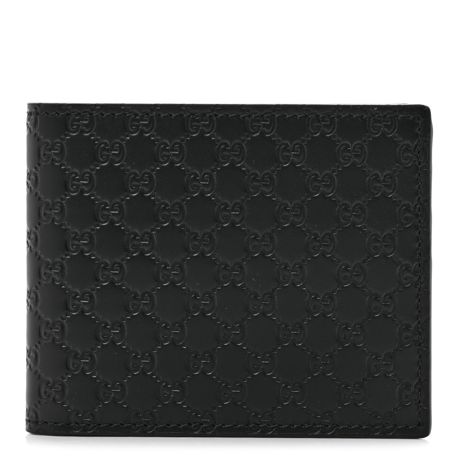 Gucci Microguccissima Bi-Fold Wallet Black