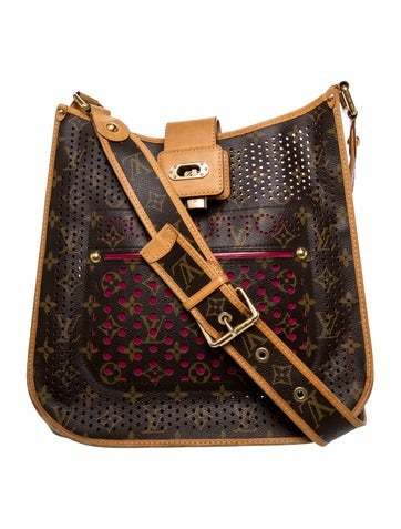 Perforated Monogram Musette