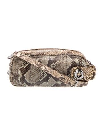 Prada Enameled Metal Triangle Shoulder Bag