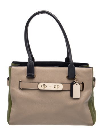 Leather Top Handle Bag
