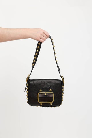 Leather Sawyer Stud Bag