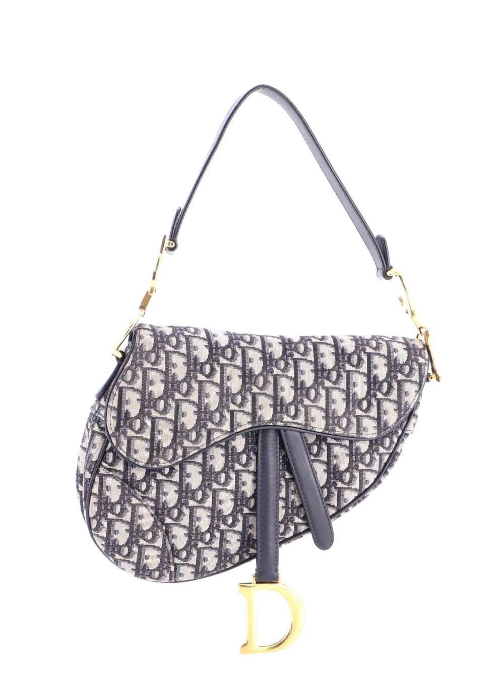 Dior Saddle Handbag Oblique Canvas Medium shoulder bag