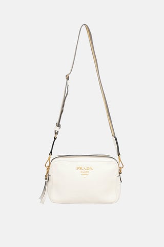 Leather Double Zip Camera Bag