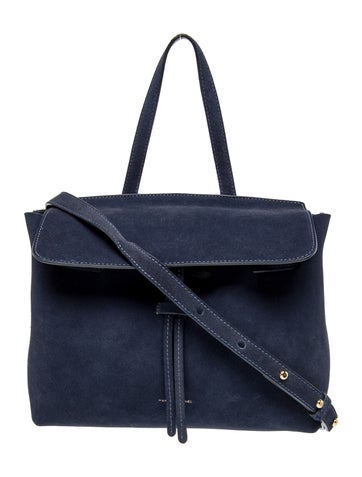 Suede Top Handle Bag