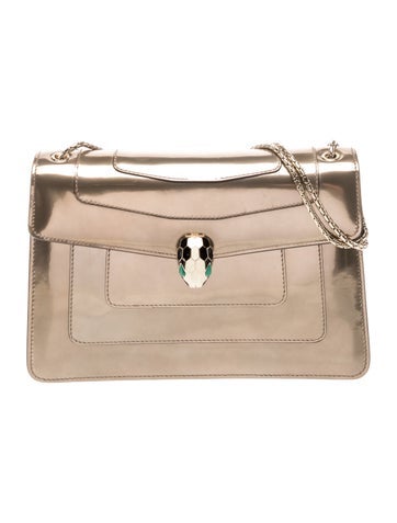 Bvlgari Calfskin Shoulder Bag